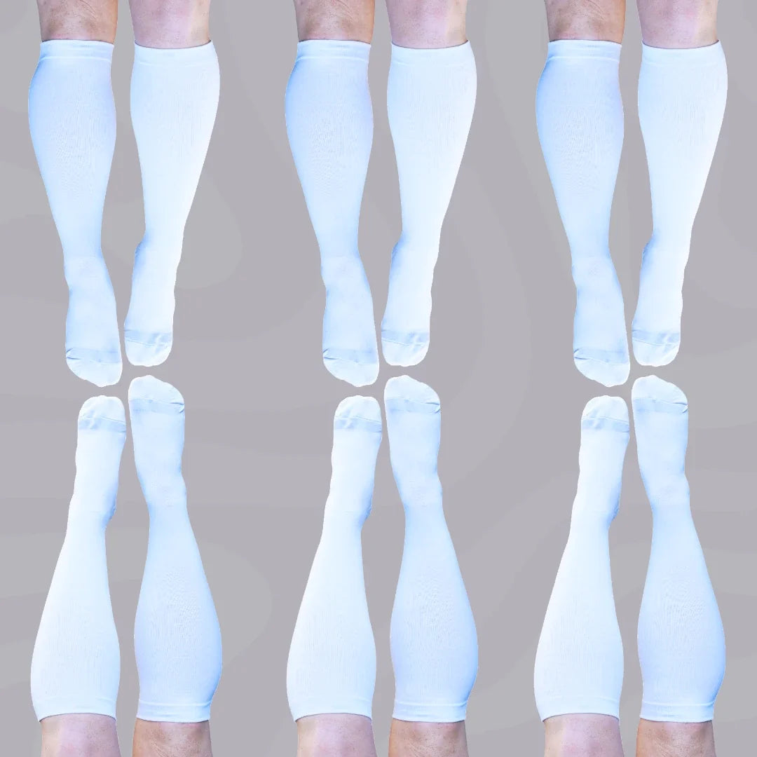 Classic White Compression Socks