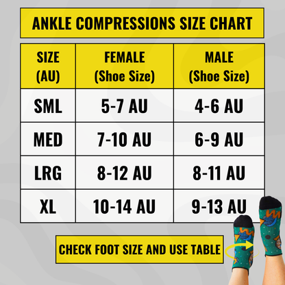 Pastel Orange Ankle Compression Socks Bamboo