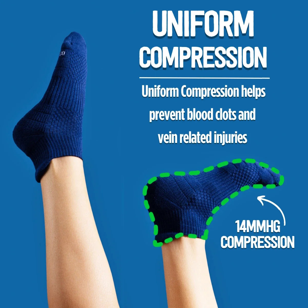 Ankle Compression Socks 3 Pack Multi Bamboo