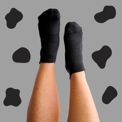 Ankle Compression Socks 10 Pack Black White