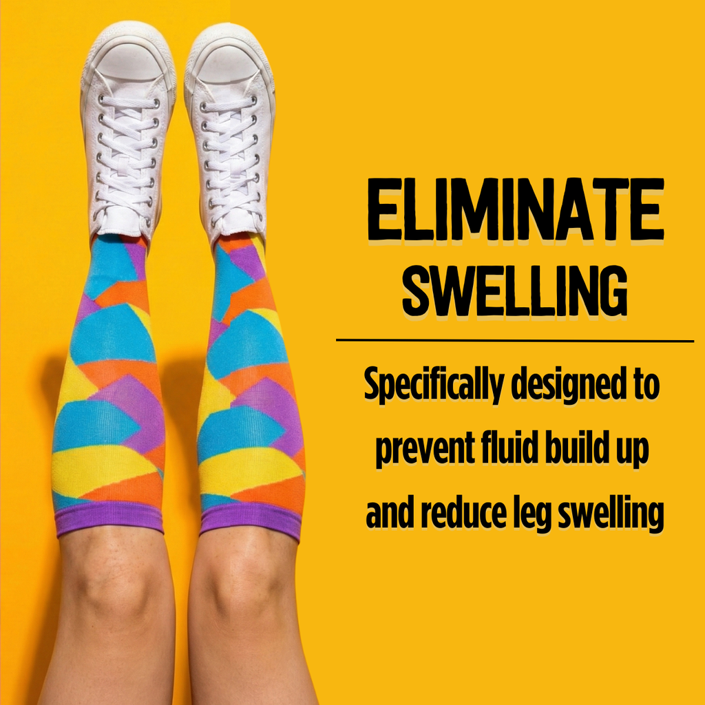 6 Pack Classic Stripes Compression Socks