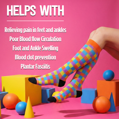 Classic Pastel Orange Compression Socks