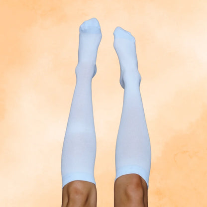 Classic Pastel Blue Compression Socks