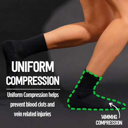 Crew Compression Socks 4 Pack Staple Bamboo