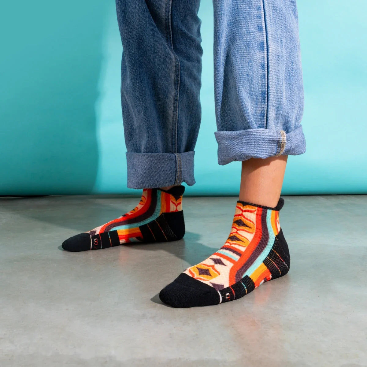 Radical Retro Bamboo Ankle Compression Socks