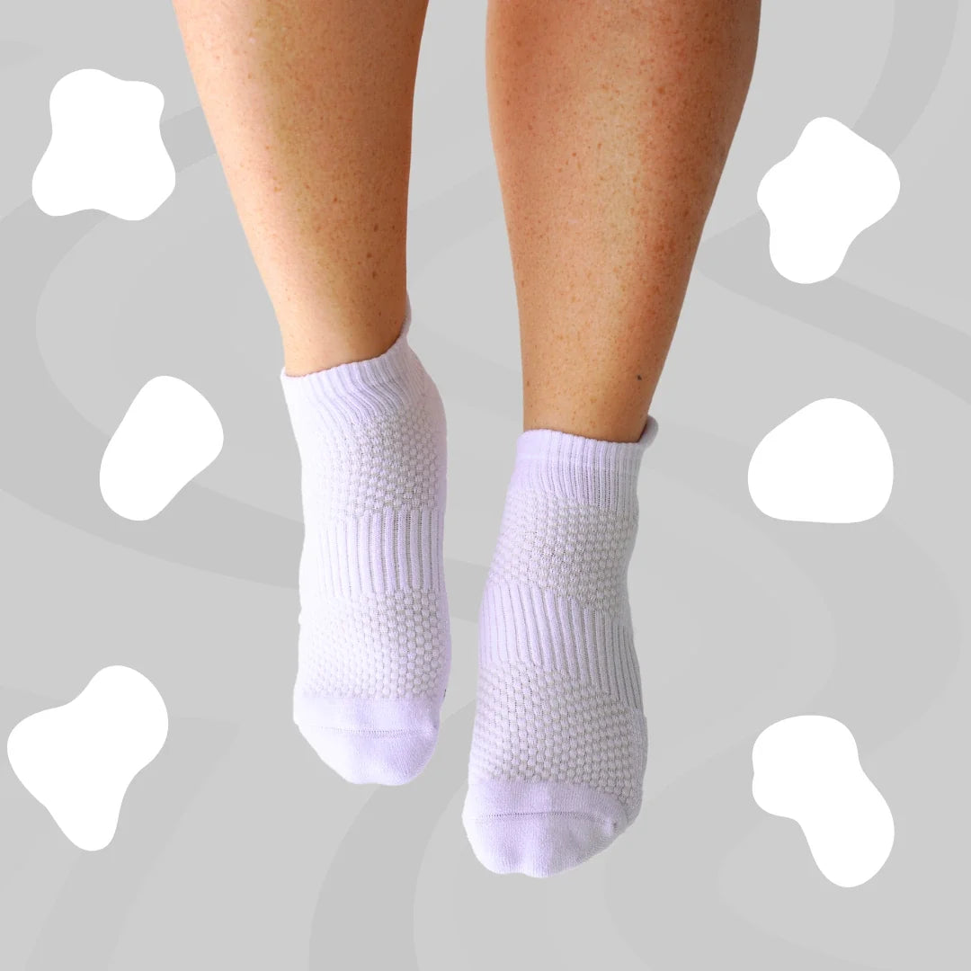 Relief Box 4 Pack White Compression Socks