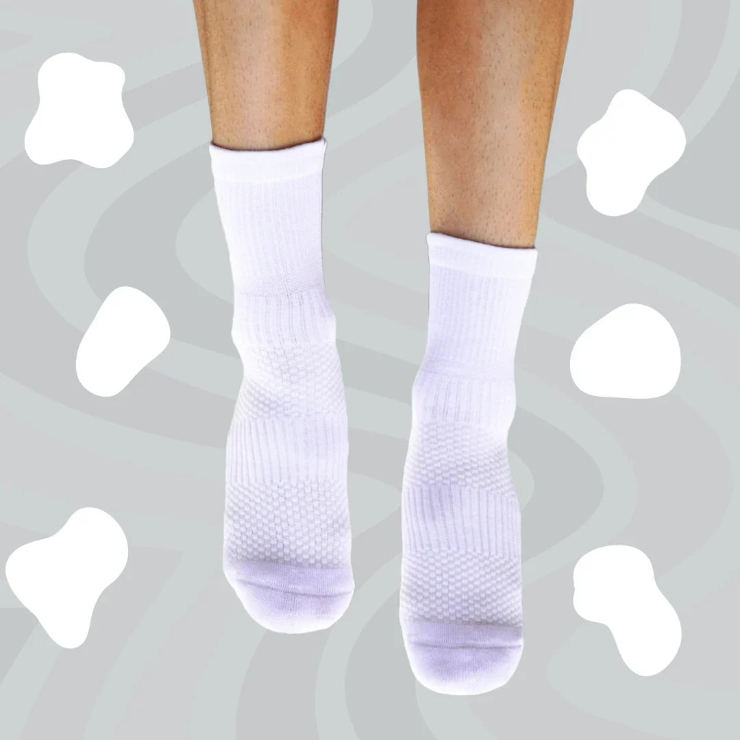 Crew Compression Socks 4 Pack Staple Bamboo